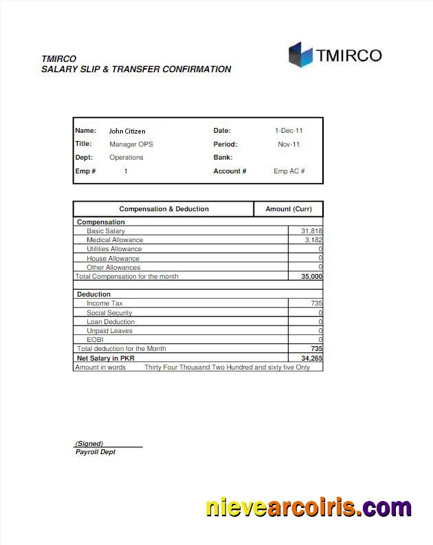 PAKISTAN TMIRCO company earning statemetn